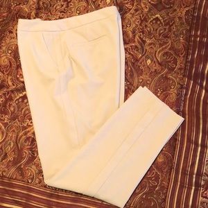 Tommy Hilfiger tan pants with side detail.